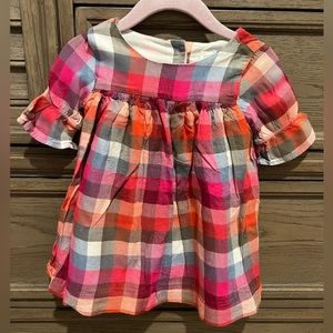 Gymboree baby plaid dress